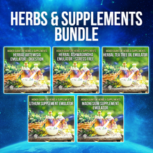 画像をギャラリービューアに読み込む, Herbs And Supplements Bundle Higher Quantum Frequencies
