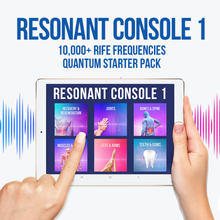 画像をギャラリービューアに読み込む, Resonant Console 1 - Rife
